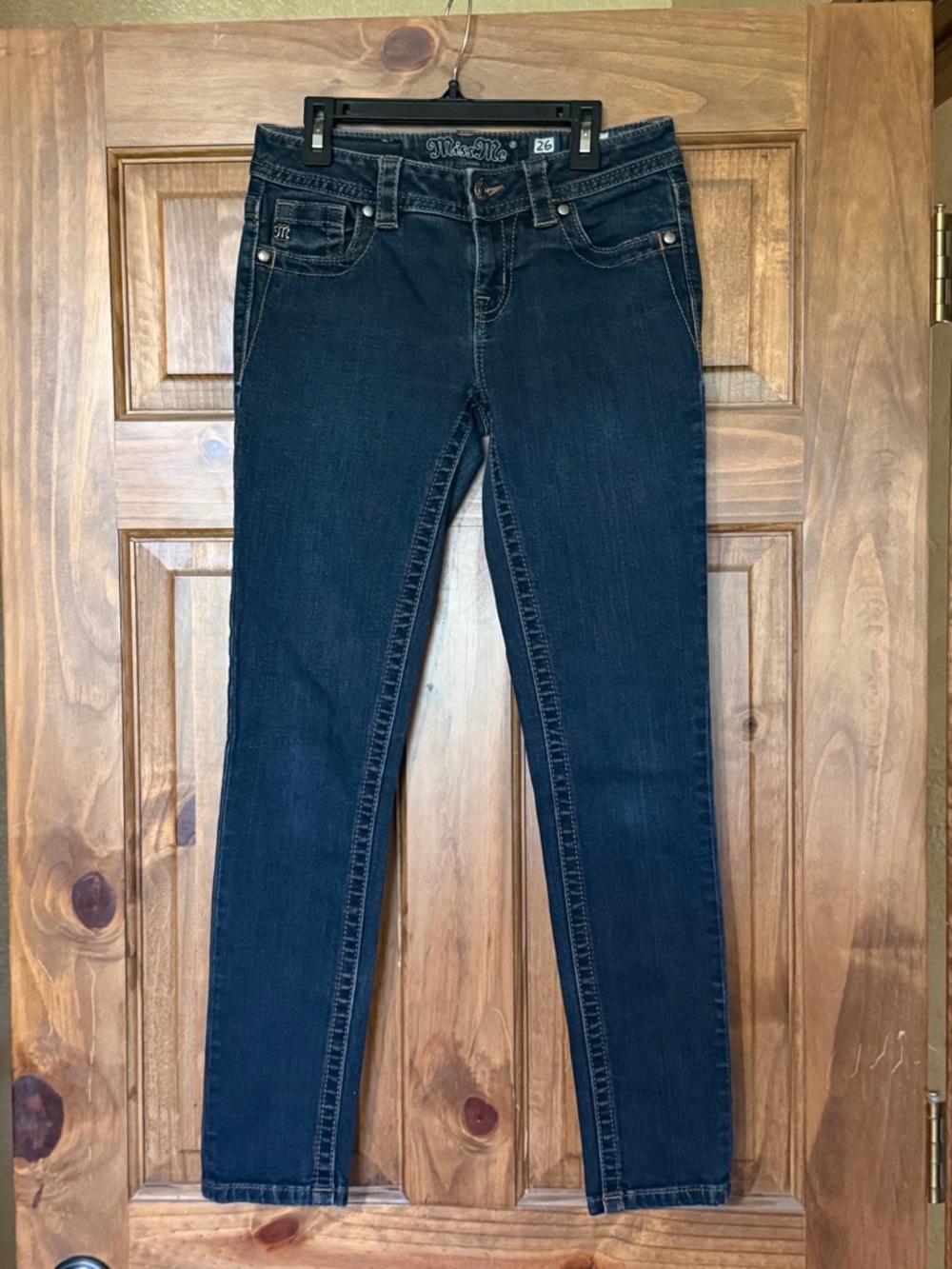 Miss Me Dark Blue Skinny Jeans for Women